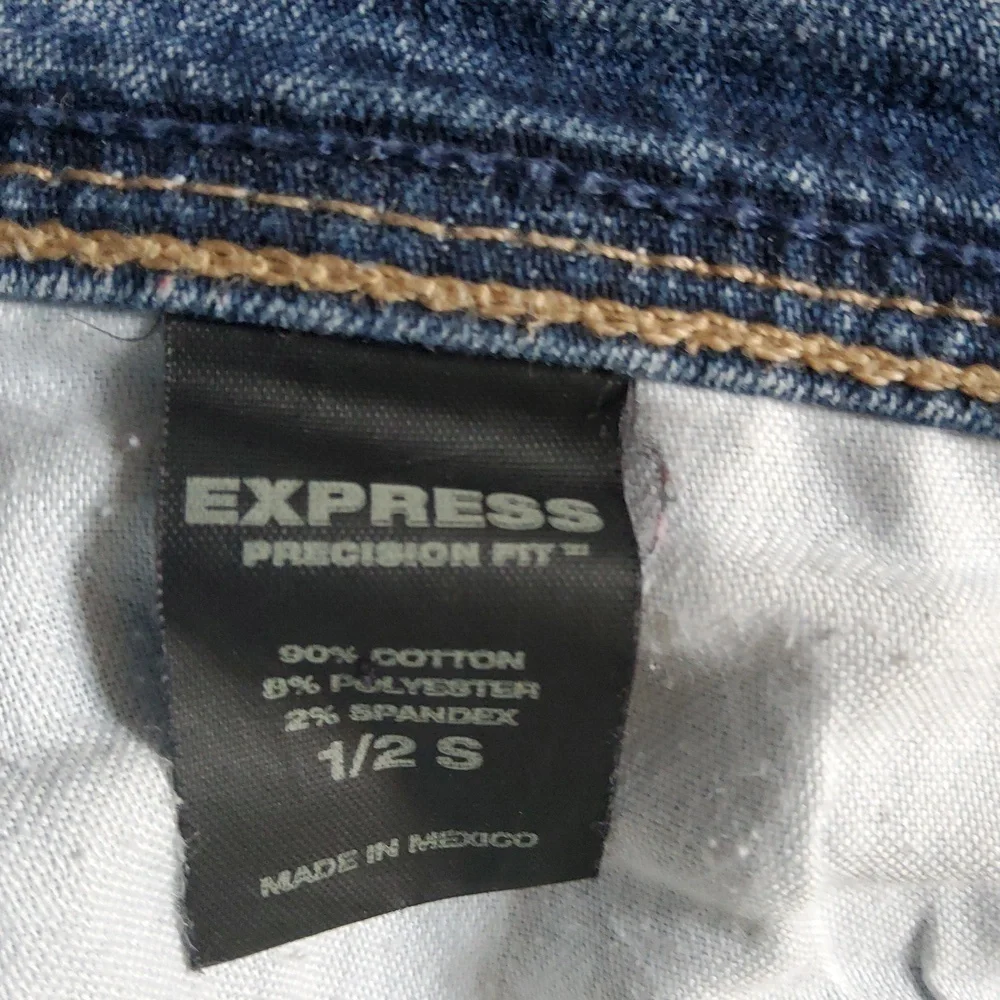 Express Precision Fit Jeans Size 1/2 S - Picture 3 of 5